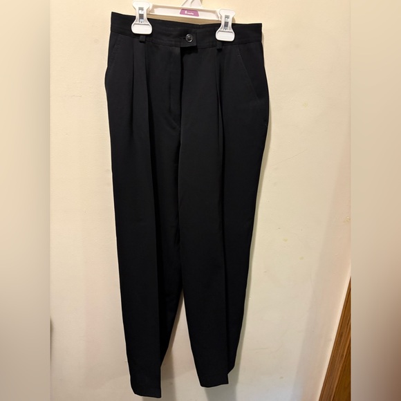 Vintage Le Painty Paris wool‎ black slacks XS (36 waist 11.75”) - Picture 1 of 5
